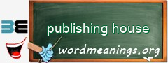 WordMeaning blackboard for publishing house